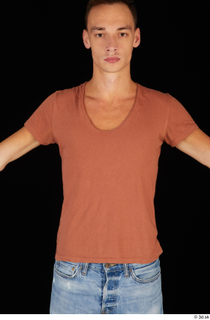 Alessandro Katz brown t shirt casual dressed upper body 0001.jpg